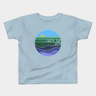 Earth Day 2019 logo tshirt transparent Kids T-Shirt